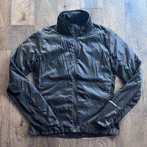 The North Face Lightweight Windbreaker Jacket Full Zip Black Size XS